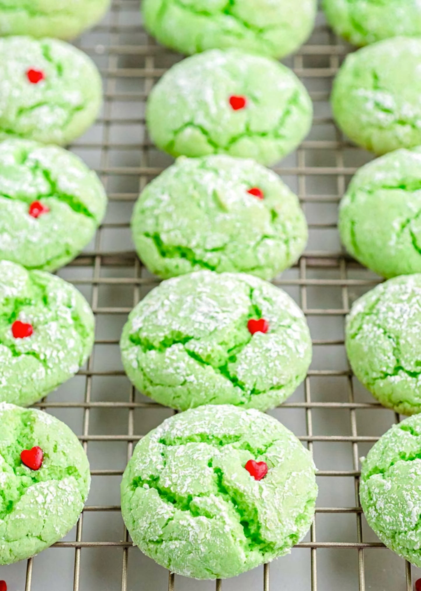 Sourdough Grinch Cookies
