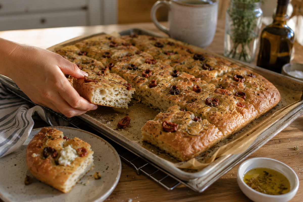 Sourdough Focaccia: Crispy, Airy & Made from Scratch