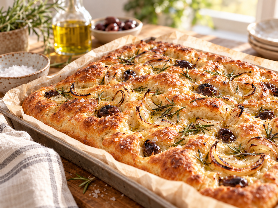 Sourdough Focaccia: Crispy, Airy & Made from Scratch