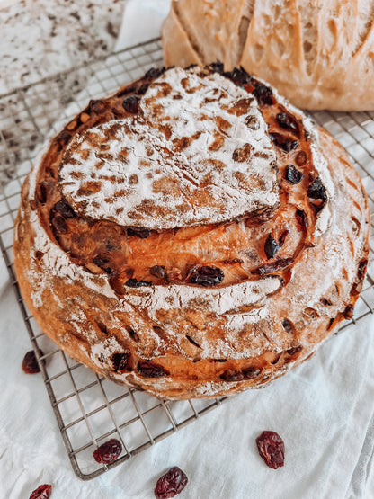 Cranberry & Pecan Sourdough Boule