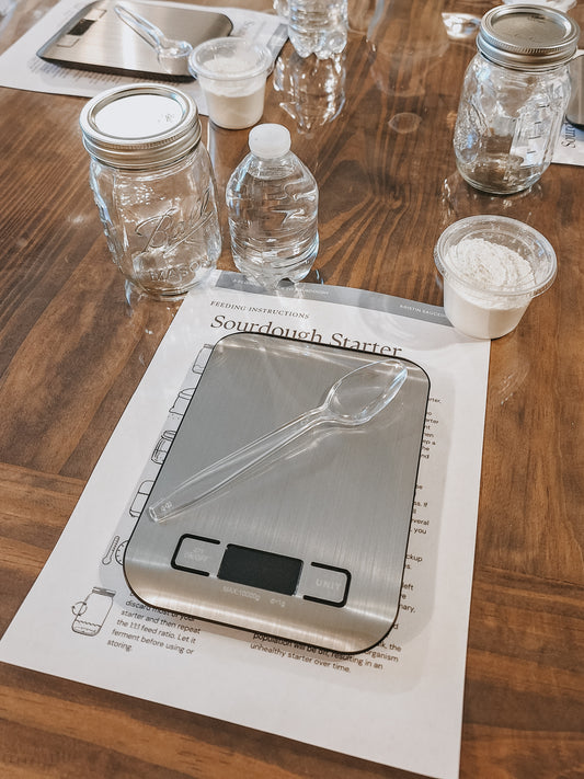 Sourdough Starter Feeding Instructions
