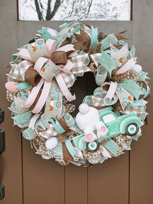 Bunny Tails Easter Wreath