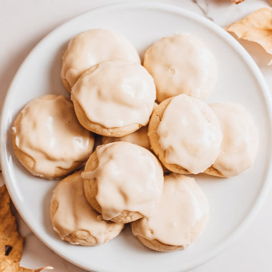 Sourdough Maple Cookies with Icing